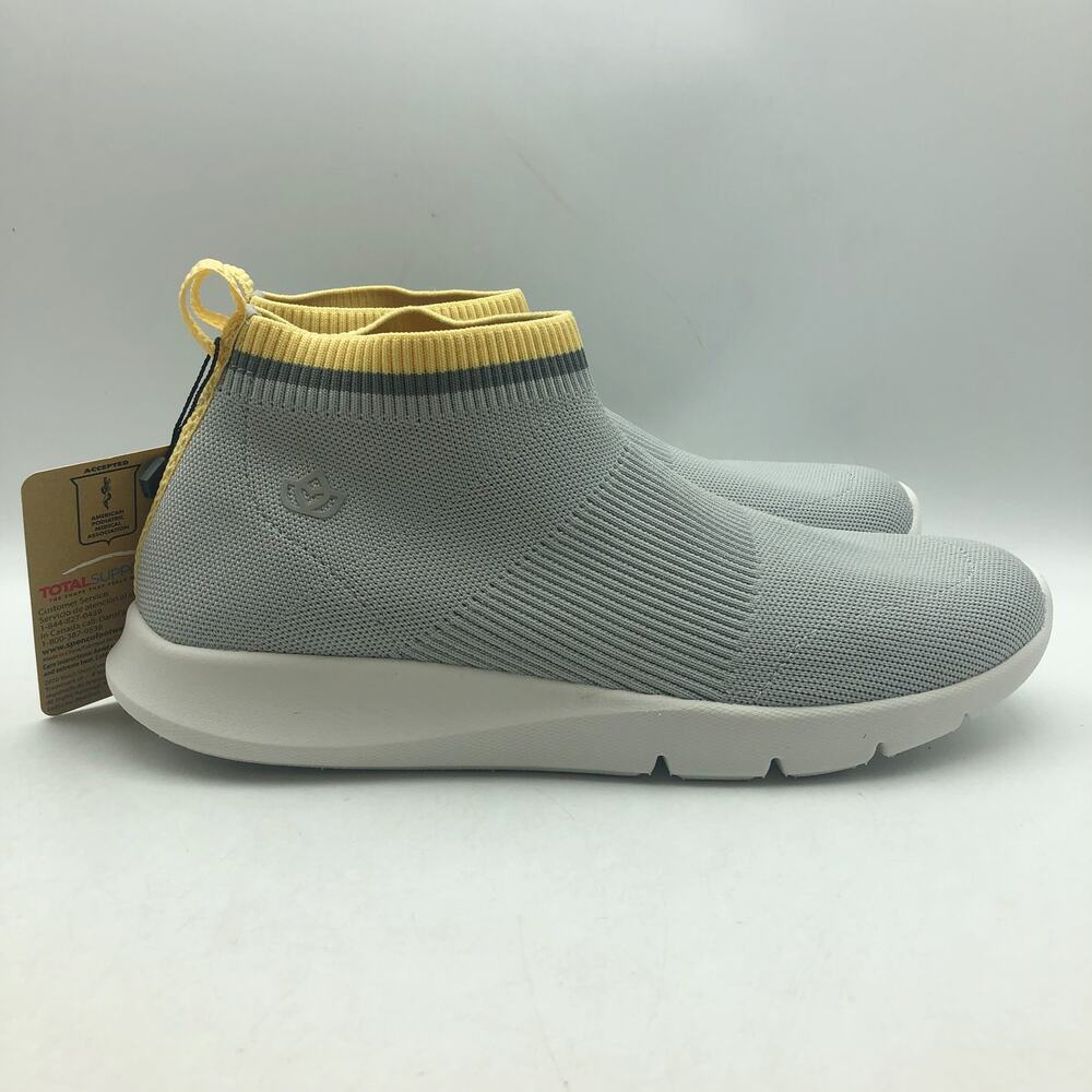Spenco Waco Womens Pure Love Knit Sneakers Size 8.5 Glacier Grey Slip On NIB - Picture 3 of 11